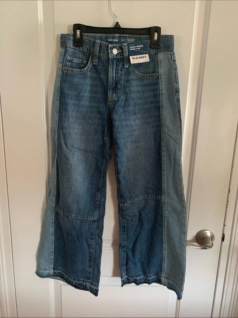 NWT Old Navy Medium Blue Wide-Leg High-Rise Jeans